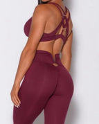 Red / XS / Leggings+Bras