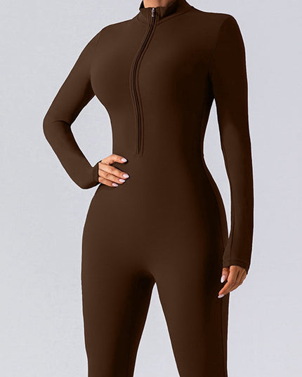 ZASUWA Female Zipper Fleece Jumpsuit