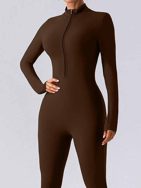 ZASUWA Female Zipper Fleece Jumpsuit