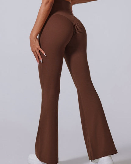 ZASUWA Female Super High-rise Scrunch Bum Flare Leggings