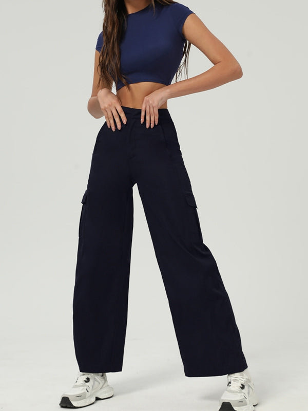 ZASUWA Female Pocket Casual Cargo Pants