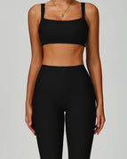 Black / S / Leggings+Bras