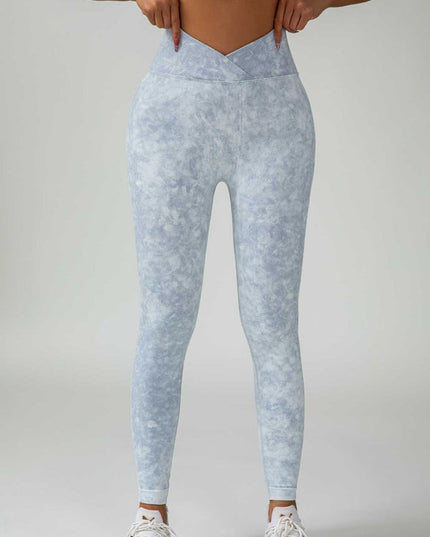 ZASUWA Female Denim Scrunch Bum High-rise Leggings
