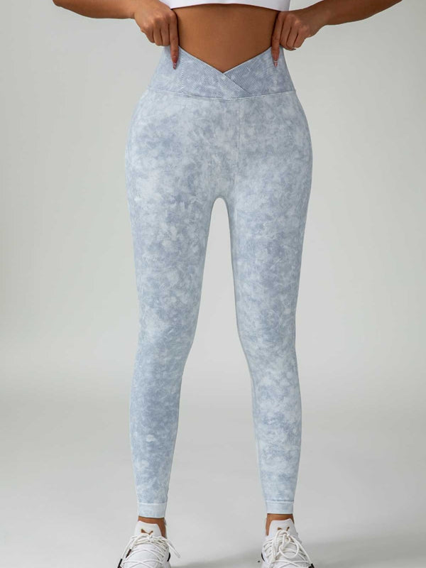 ZASUWA Female Denim Scrunch Bum High-rise Leggings
