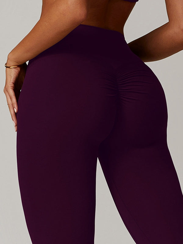 ZASUWA Female Scrunch Bum High-rise Leggings