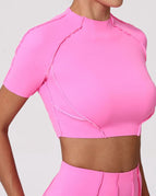 Hot Pink / S / Short Sleeves