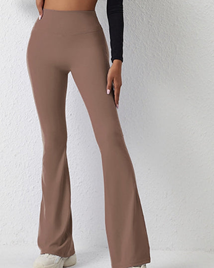 ZASUWA Female Flare Scrunch Bum Pants