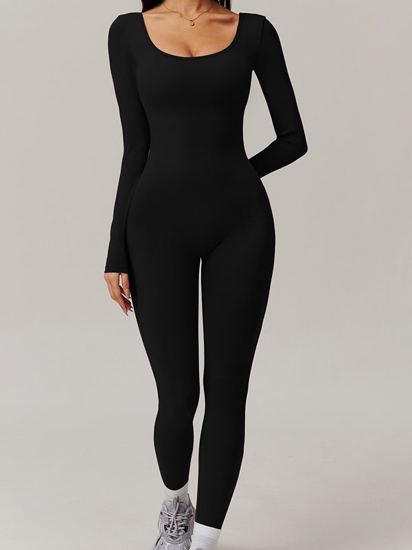ZASUWA Female Sexy Cutout Pocket Booty Cargo Jumpsuit