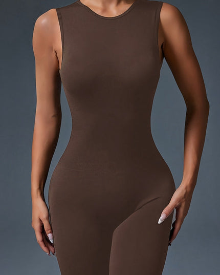 ZASUWA Female Backless Scrunch Bum Jumpsuit