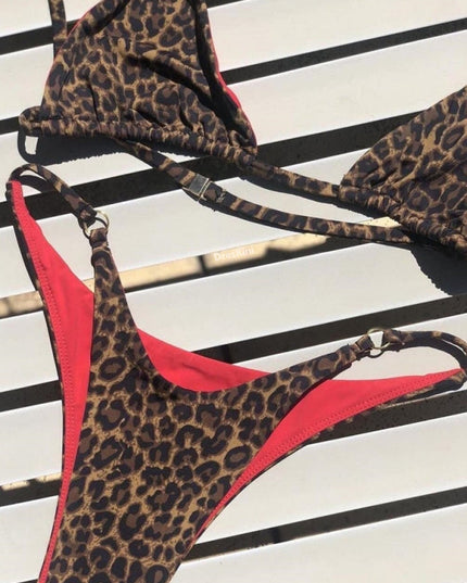 ZASUWA Female Sexy Animal Print Bikini Set