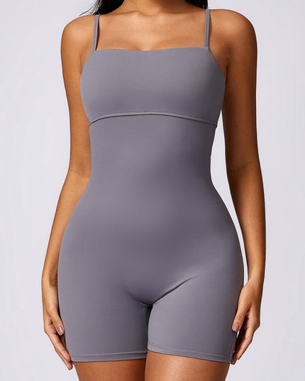 ZASUWA Female Backless Scrunch Bum Romper