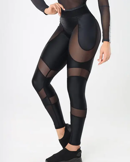 ❤ZASUWA Female Super Mesh Hip-lift Leggings