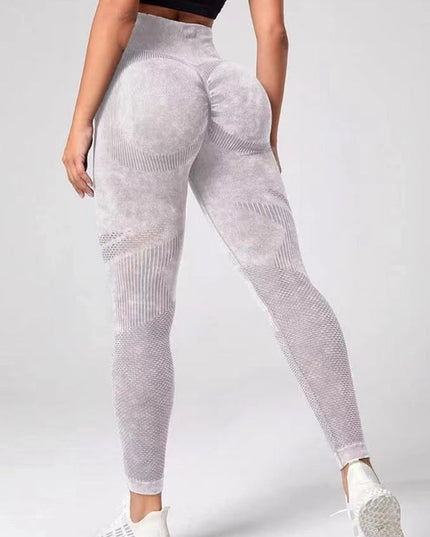 ZASUWA Female Denim Scrunch Bum Quick-dry Seamless Leggings