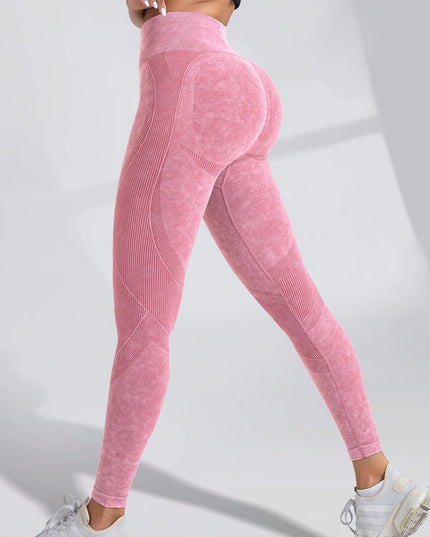 ZASUWA Female Denim Scrunch Bum Hip-lift Leggings