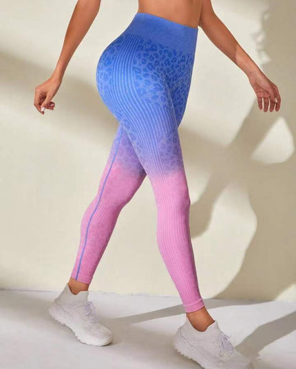 ZASUWA Female Leopard Print Quick-dry Booty Leggings