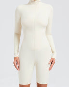 White / S / Short Jumpsuit