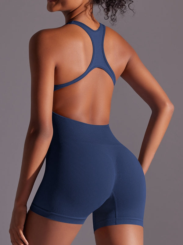 ZASUWA Female Hollow Out Sweat-absorbent Breathable Short Romper X ANECHKAANNN ⭐