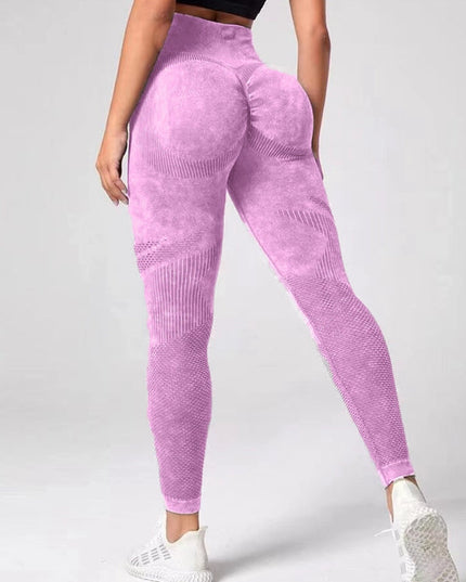 ZASUWA Female Denim Scrunch Bum Quick-dry Seamless Leggings