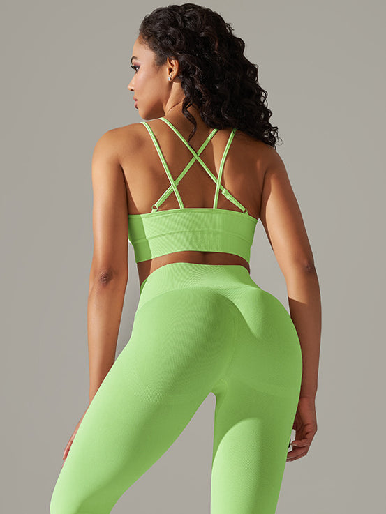 ZASUWA Female Seamless Quick-drying Scrunch Bum Leggings