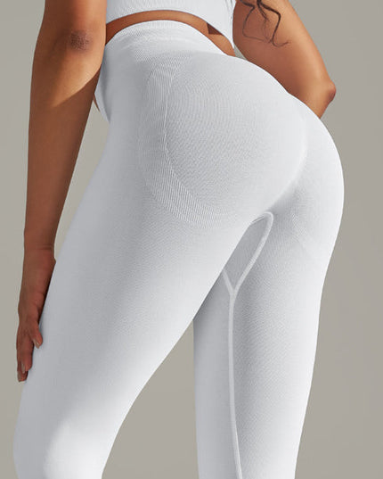 ZASUWA Female Seamless Quick-drying Scrunch Bum Leggings