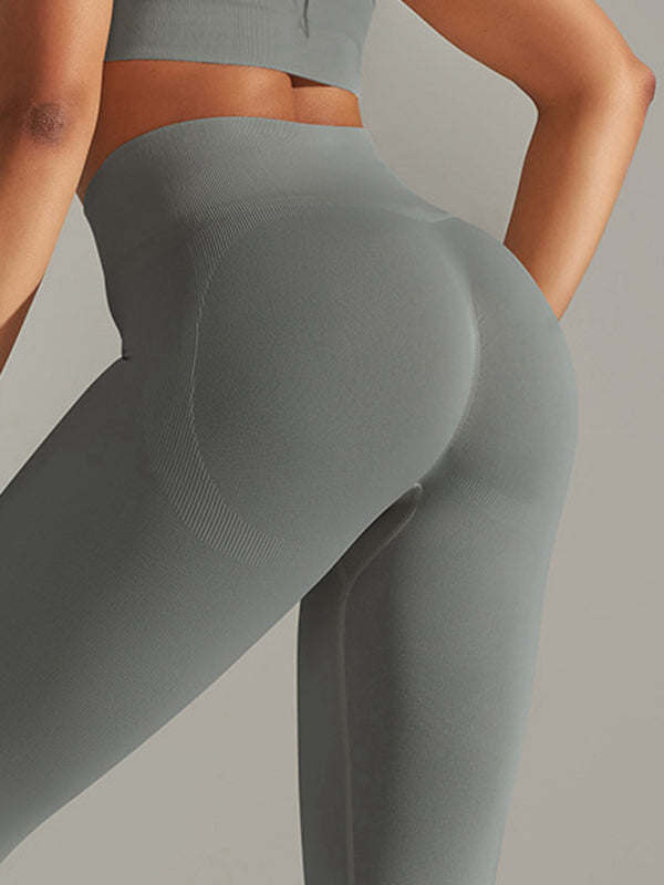 ZASUWA Female Seamless Quick-drying Scrunch Bum Leggings