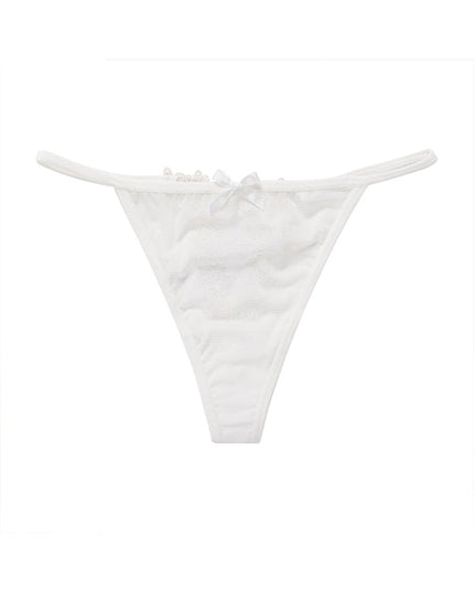 ZASUWA Female Hollow Out Lace-up Panties