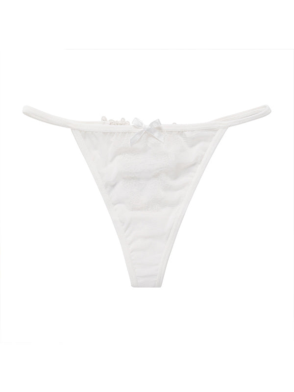 ZASUWA Female Hollow Out Lace-up Panties