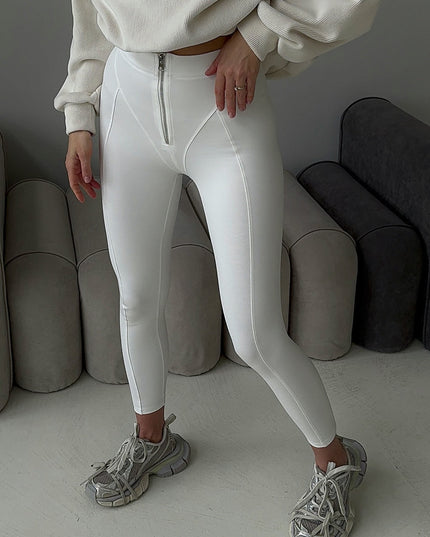 ❤ZASUWA Female Must Have Zipper Leggings
