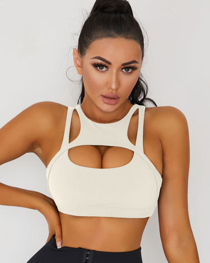 ZASUWA Female Sexy Cutout Sports Bras