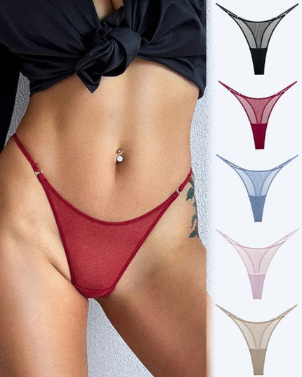 ZASUWA Femal Sexy Mesh T-Back Panties