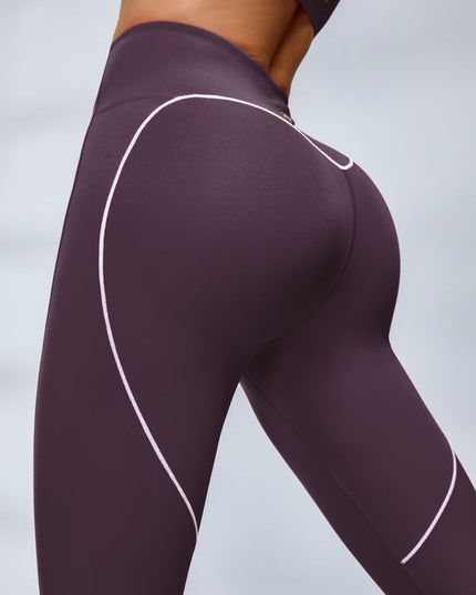 ZASUWA Female Big Heart Shape Cross Back Tracksuit