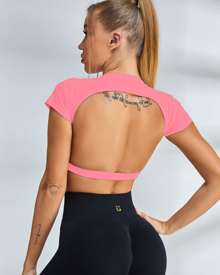 ZASUWA Female Backless Short Sleeves