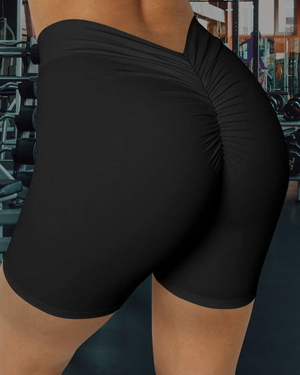 ZASUWA Female Scrunch Bum Deep V Back Leggings