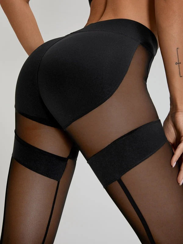 ❤ZASUWA Female Super Sexy Unique Mesh Hip-lift Leggings