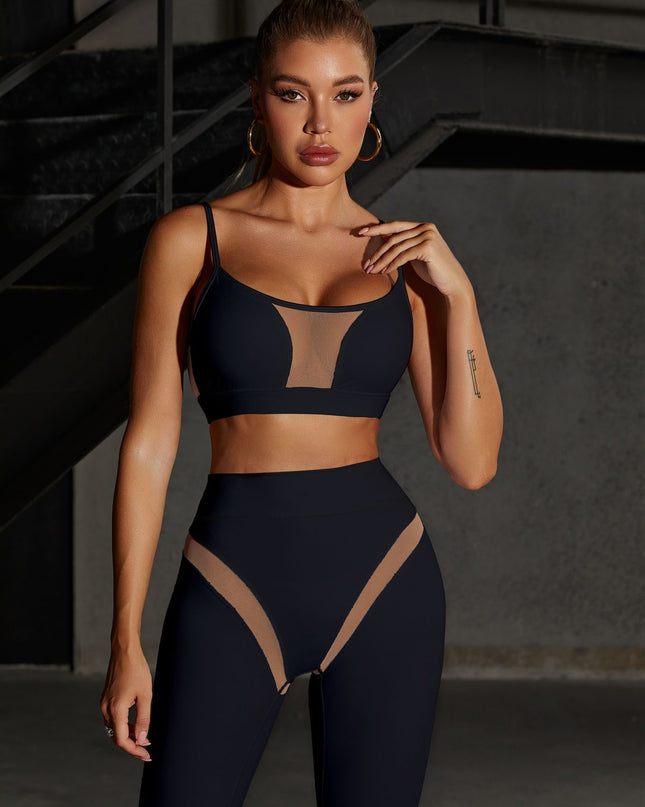 ❤ZASUWA Female Super Sexy Unique Mesh Sports Bras