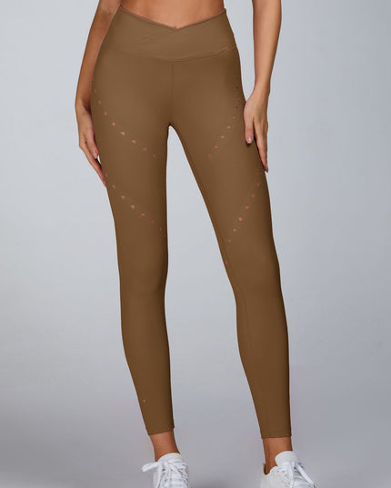 ZASUWA Female Cutout V Shape Waist Leggings