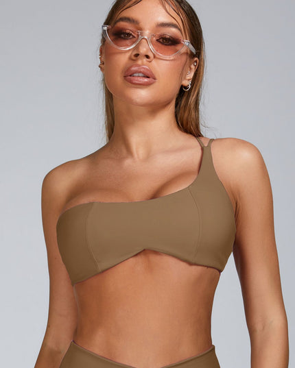 ZASUWA Female Cutout V Shape Waist Spandex Gym Booty Shorts