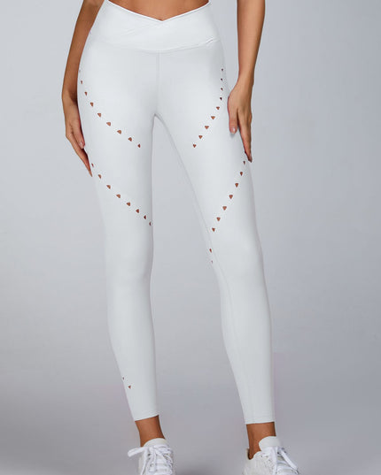 ZASUWA Female Cutout V Shape Waist Leggings