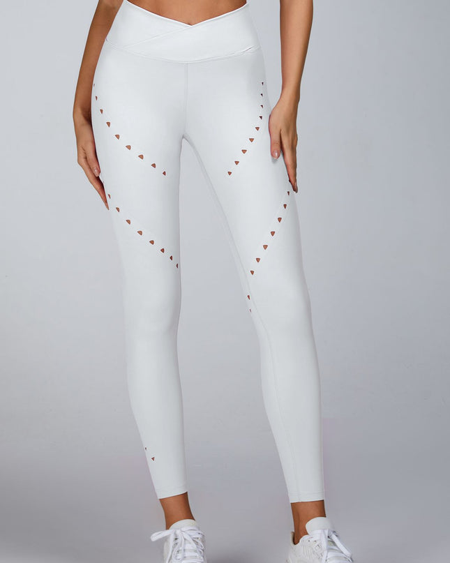 ZASUWA Female Cutout V Shape Waist Leggings