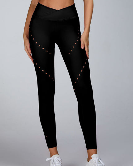 ZASUWA Female Cutout V Shape Waist Leggings