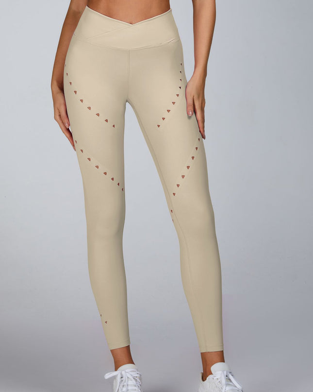 ZASUWA Female Cutout V Shape Waist Leggings
