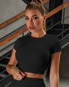 Black / S / Short Sleeves