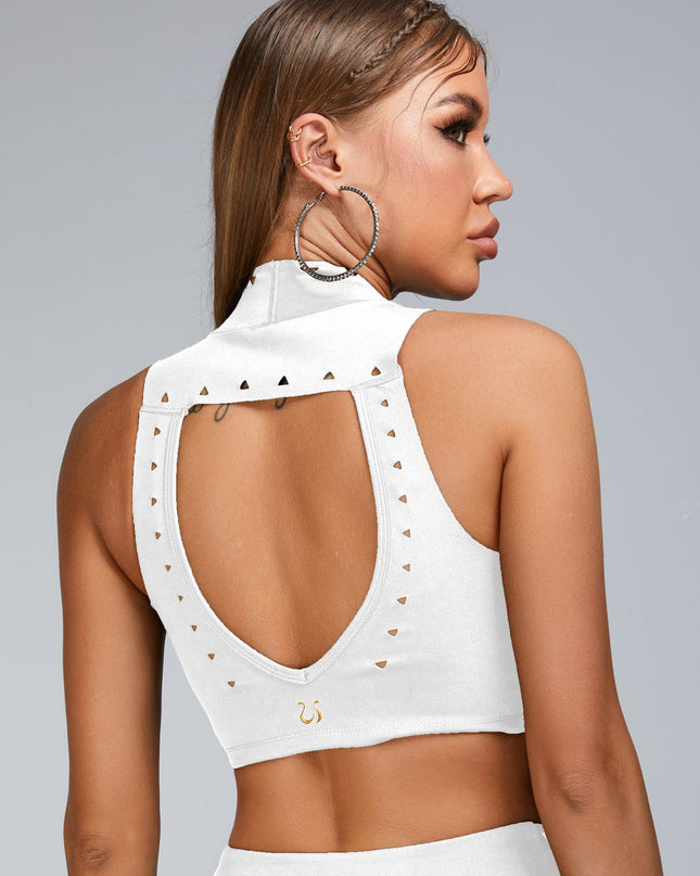 ZASUWA Female Cutout Backless Sports Bras