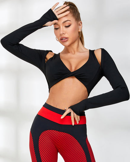 ZASUWA Female Unique Twist With Pads Long Sleeves