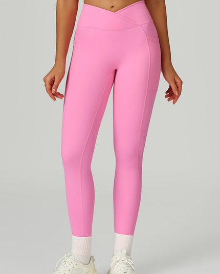 ZASUWA Female V shape-waist Pocket Leggings