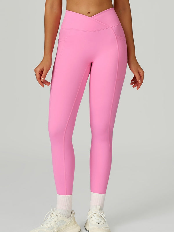 ZASUWA Female V shape-waist Pocket Leggings