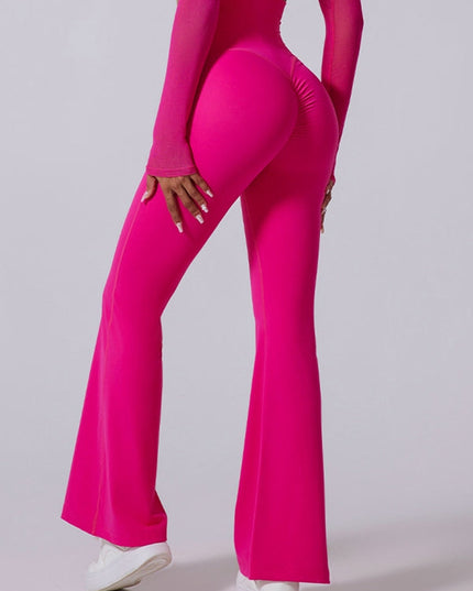 ZASUWA Female Super High-rise Scrunch Bum Flare Leggings