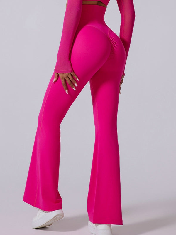 ZASUWA Female Super High-rise Scrunch Bum Flare Leggings