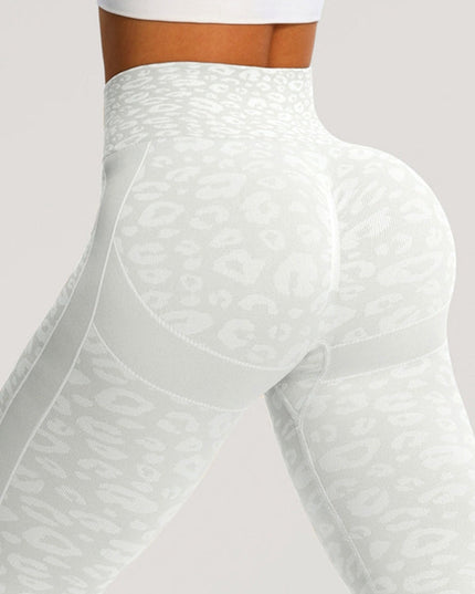 ZASUWA Female Seamless Leopard Print Hot Booty Leggings
