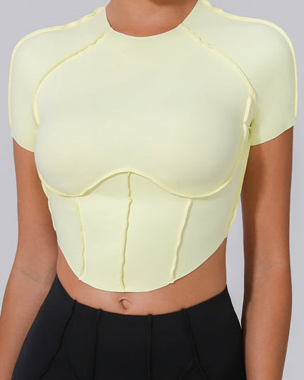 ZASUWA Female Super “Future Interstellar” Stitch Performance Short Sleeves